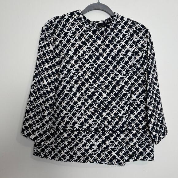 Proenza Schouler Womens Blouse Small Designer Career Executive Twee Corp‎ Preppy - Picture 10 of 11